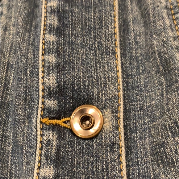 Ann Taylor Loft Jean jacket size 14 - Picture 6 of 8